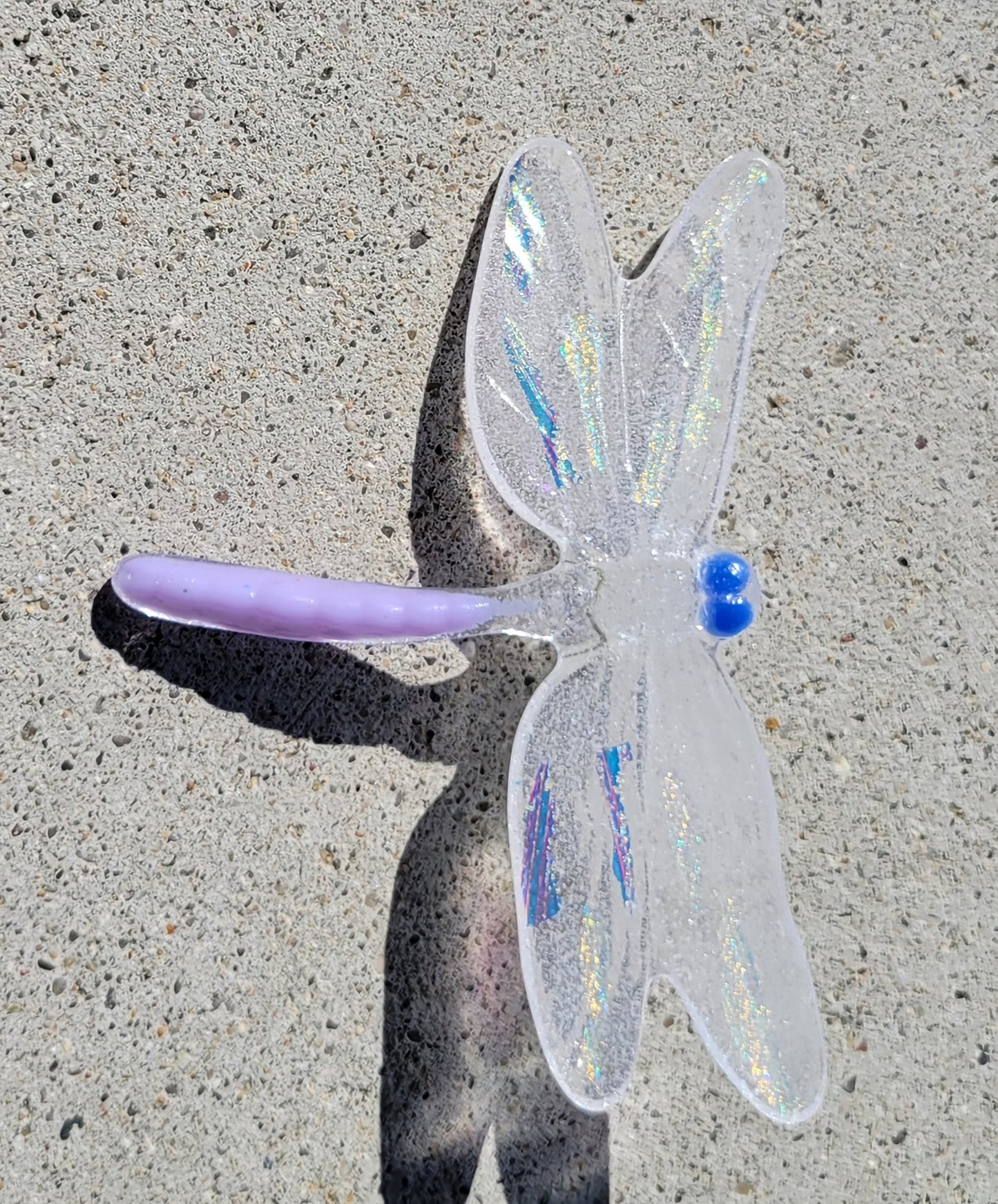 Glass Dragonfly Mini - 5" - hanging