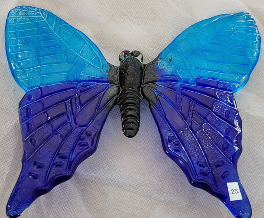Glass Garden Butterfly - Blues